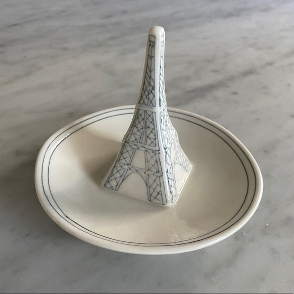 ANTHROPOLOGIE Eiffel Tower Ring Jewelry Dish